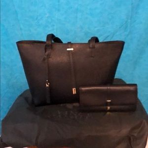 Saff tote with wallet